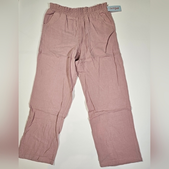 Cat & Jack Girl's Pull-On Elastic Waistband Pants Color Rose Ash Size XXL (18) - Picture 8 of 11